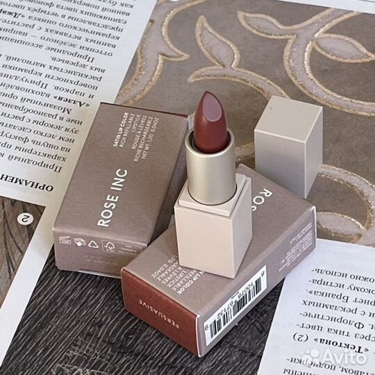 Rose Inc комметичка, керлер, резиночка, помада