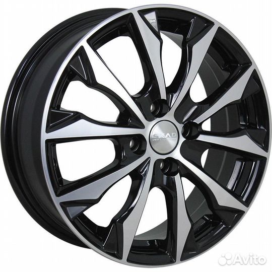 Скад Нагоя 6x16 4x100 ET 50 Dia 60.1 (черный бархат)