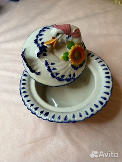 Сахарница фарфор СССР