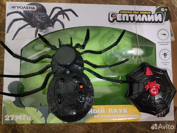 Игрушка новая паук на пульте ду