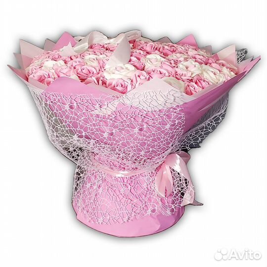 Букет из мыла 101роза
