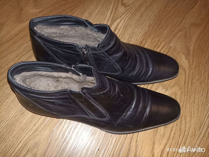 Полусапоги мужские зимние 42