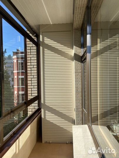 Шкаф с рольставнями на балкон любые размеры