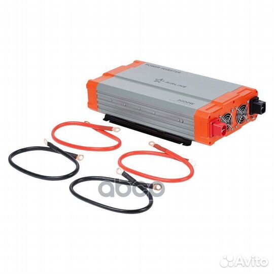 Инвертор автомобильный 12В-220В, 3000 Вт (aeam003)