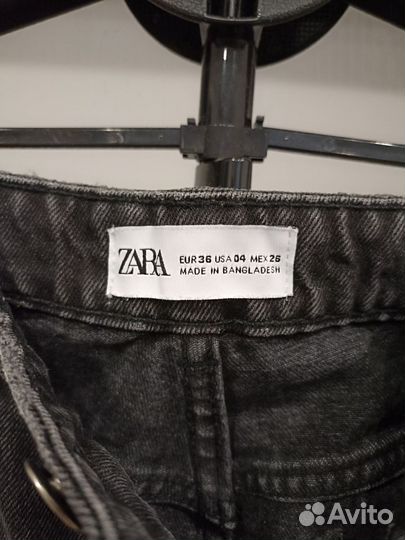 Джинсовые шорты Zara 36