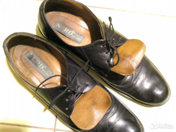 Мужские ботинки для пенсионеров на дождь и слякоть