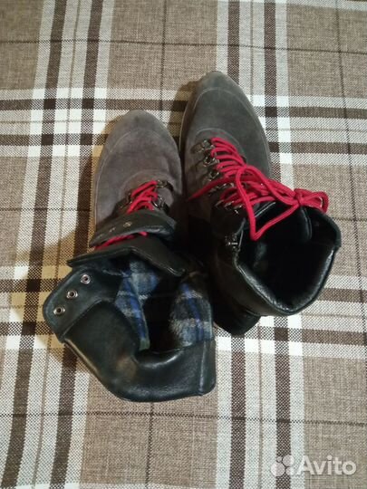 Кроссовки утеплённые натуральная кожа р.41,5-42