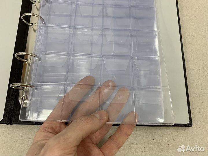 Альбом для монет именной (подарочный кожаный)