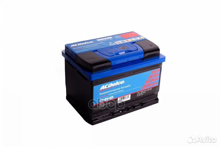 Аккумулятор ACDelco 62-З-R Обратная Полярность