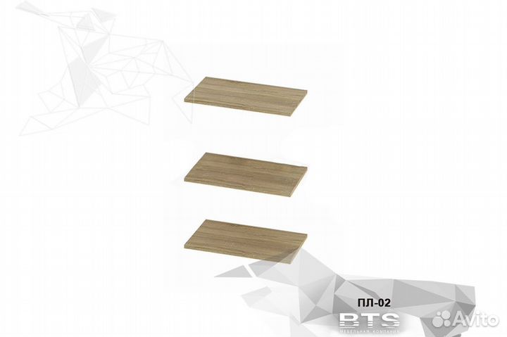 Универсальное изделие полки Морис пл-01