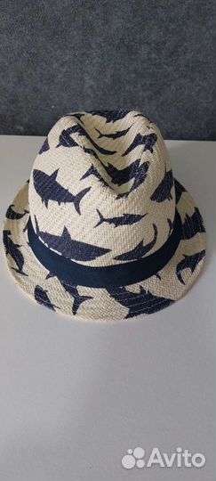 Соломенная шляпа детская