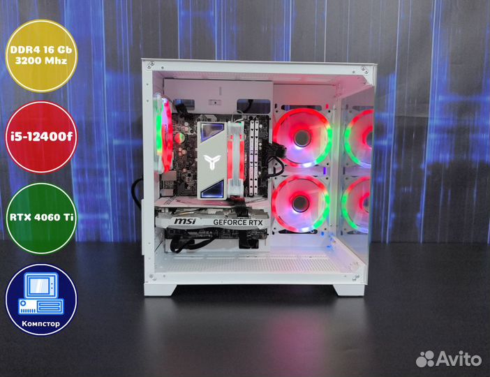 Сборки пк i5-RTX4060Ti-16DDR4-XUI7863095412-B760