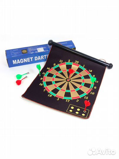 Дартс магнитный двухсторонний трёх размеров