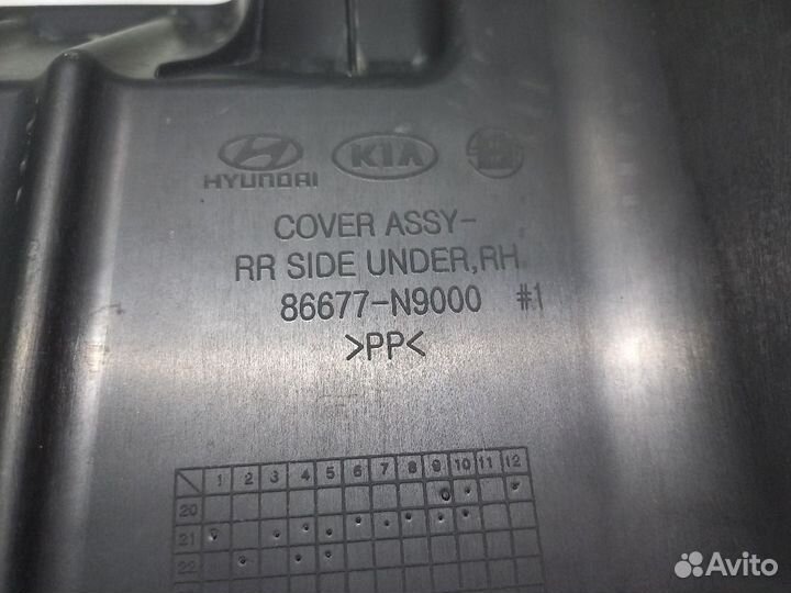 Накладка заднего бампера права Tucson 4 86677N9000