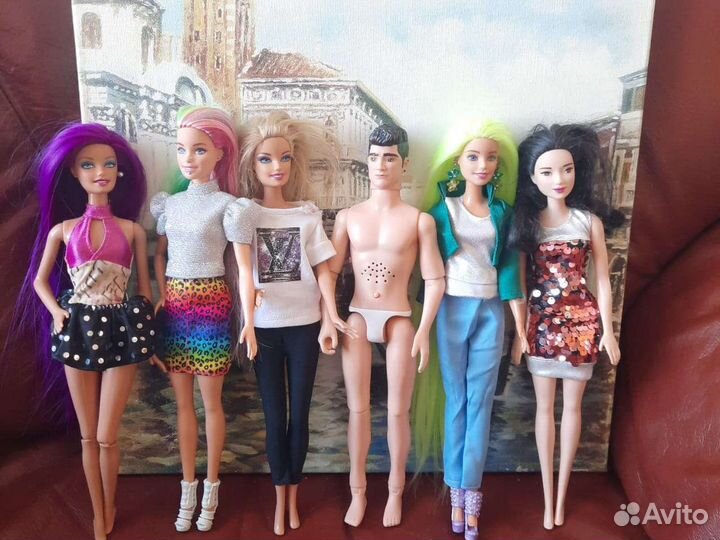 Куклы барби пакетом