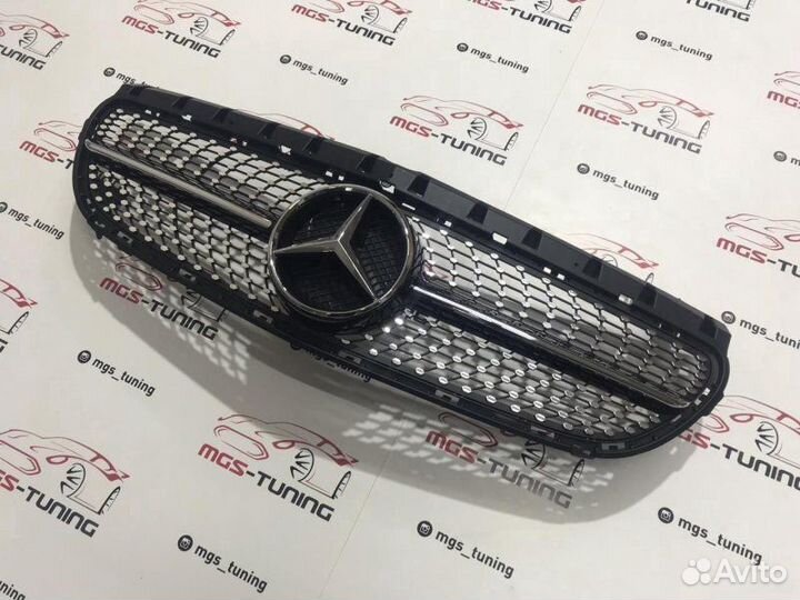 Решетка Mercedes B-Class w246 Diamond Black Х/З