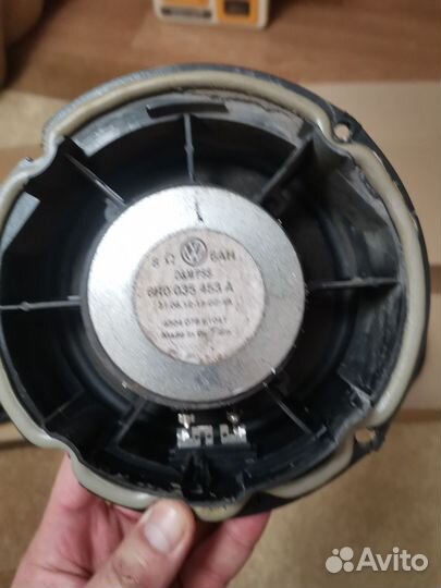 Штатные динамики фольксваген поло