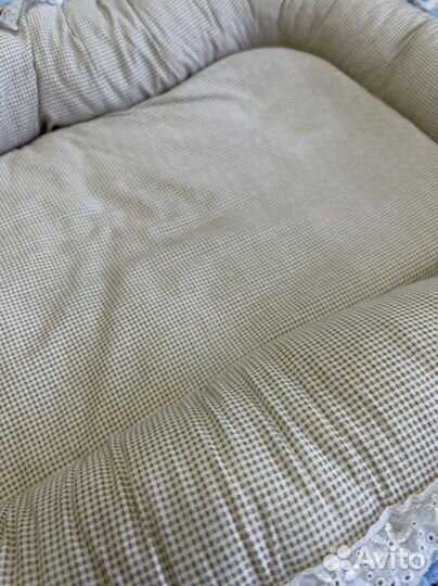 Кокон гнездышко для новорожденных двухсторонний