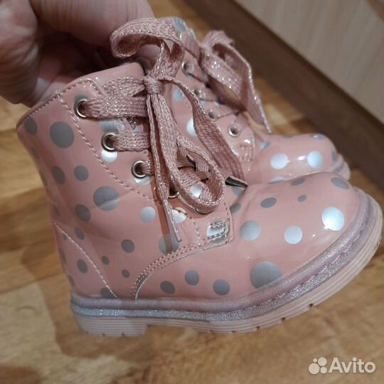 Ботинки осенние для девочки 22 размер