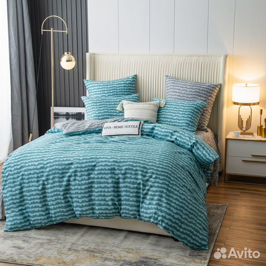 Комплект постельного белья Делюкс Сатин L412