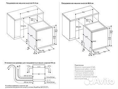 Посудомоечная машина gaggenau DF 480 / 481