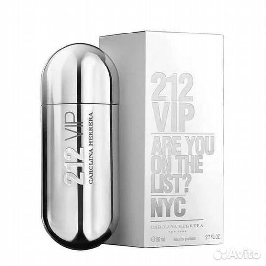 Carolina herrera 212 vip nyc eau de parfum 80мл