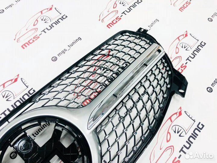 Решетка Diamond Silver GLE 167 (Не AMG Пакет)