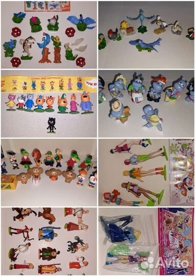 Игрушки киндер сюрприз