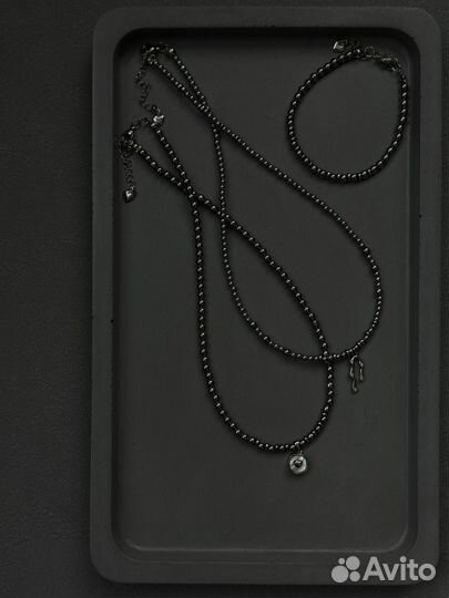 Чокеры из гематита браслет гематит