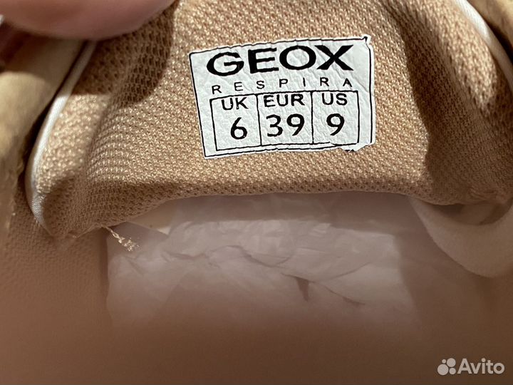 Новые кроссовки Geox 39 кожа оригинал