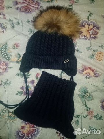 Зимняя шапка и снуд