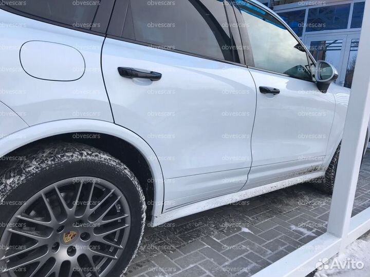 Пороги Porshe Cayenne 958 GTS