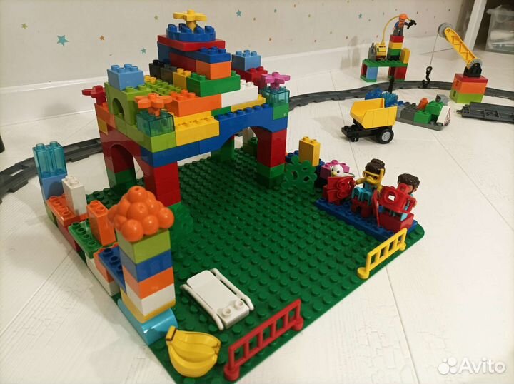 Lego duplo поезд железная дорога и многое другое