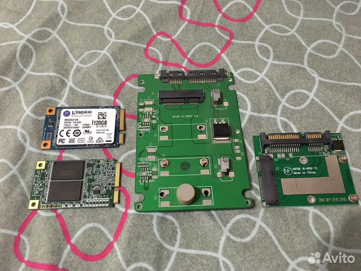 SSD m2 / m2 SATA + переходник 2шт