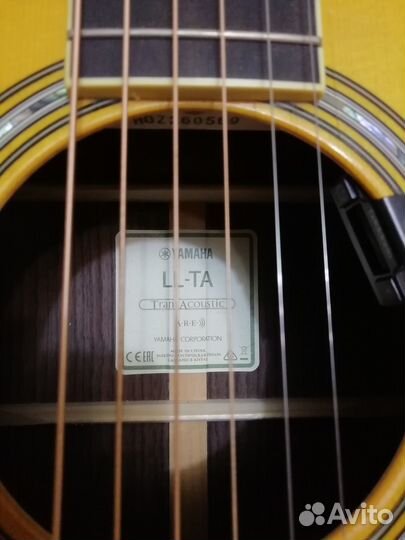Гитара Yamaha LL-TA Transacoustic