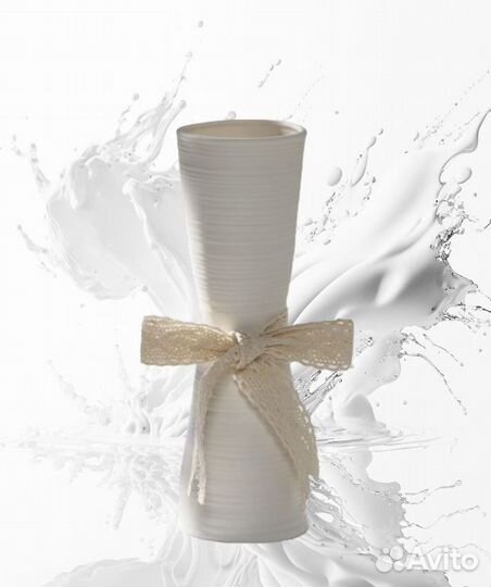 Керамическая ваза для цветов 