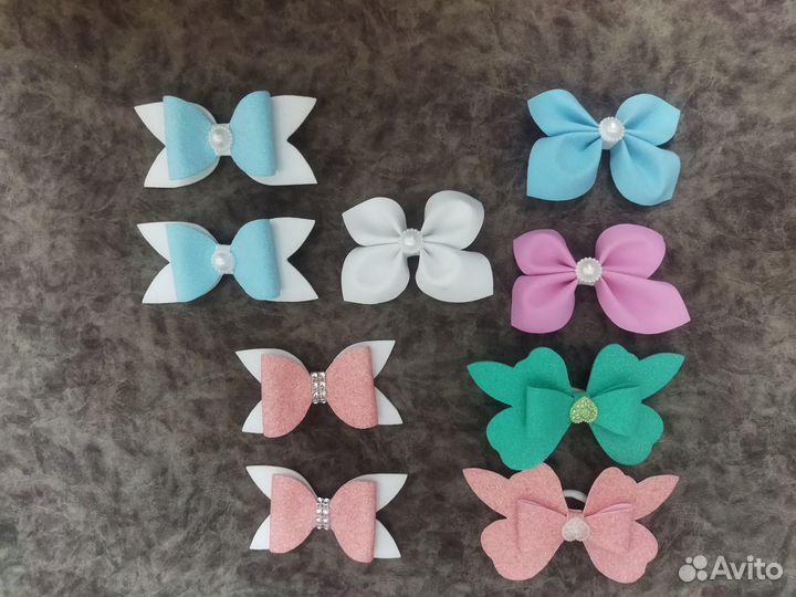 Заколки из фоамирана