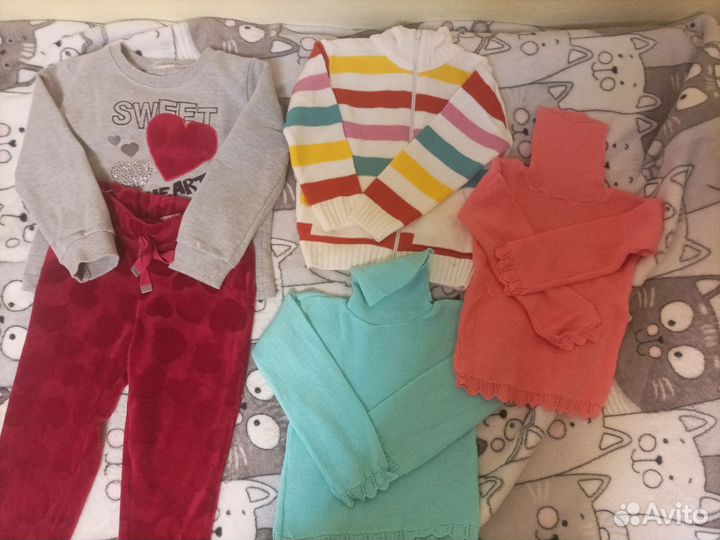 Пакет вещей на девочку 3-4 года