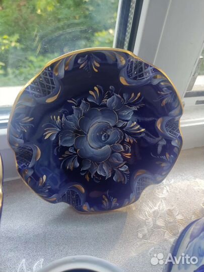 Фарфоровая посуда гжель