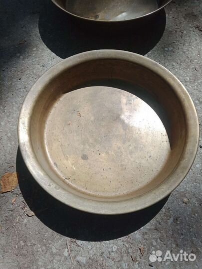 Латунный таз для варенья