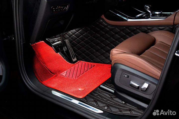 3D Коврики Range Rover Салон Багажник из Экокожи