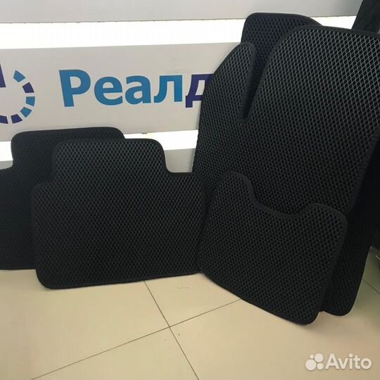 Коврики ева eva эва Renault Dusrer чёрный кант