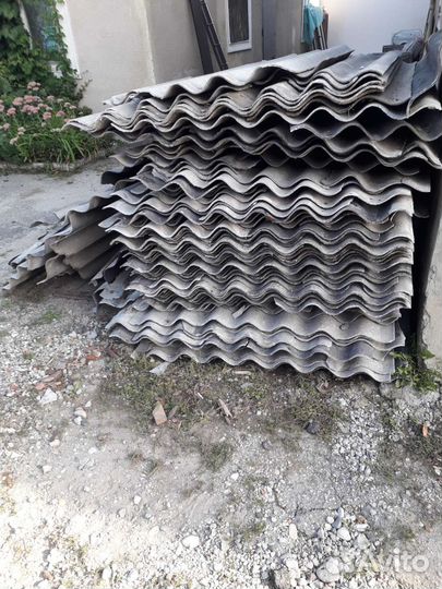 Шифер волновой бу