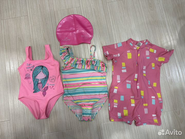 Купальники 4-5 лет шапочка для плавания