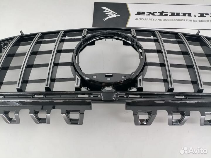 Решетка GT на Mercedes CLA c/x 118 хром 2019