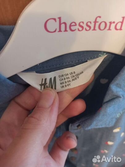 Платье-рубашка для девочки