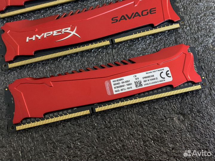 DDR3 8Gb 4Gb Kingston HyperX