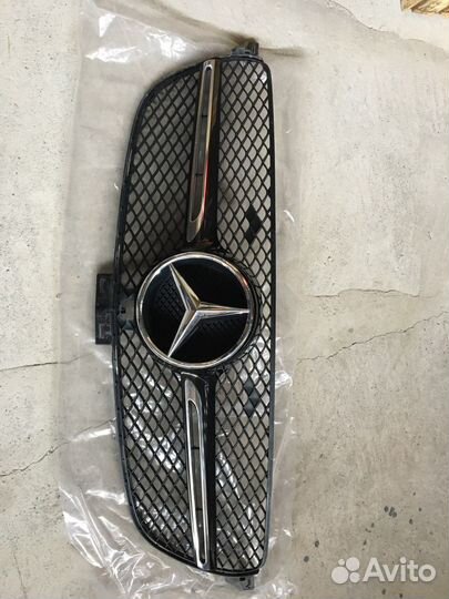 Решетка мерседес GLE купе и задний диффузор