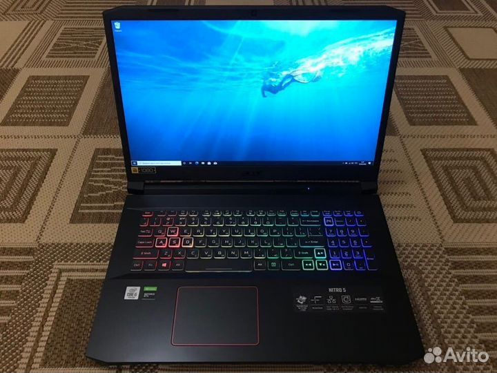 Acer nitro 5 - 17.3 на i5, RTX3060