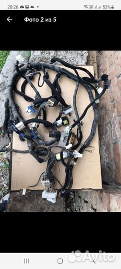 Кио рио 1 Блок (провода) климатом контроля